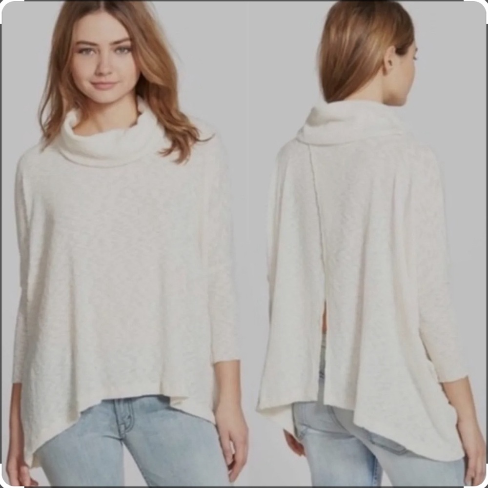 Free people sweater- burnt orange